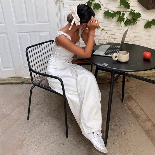 Retro Flow Wide-Leg Casual Jeans