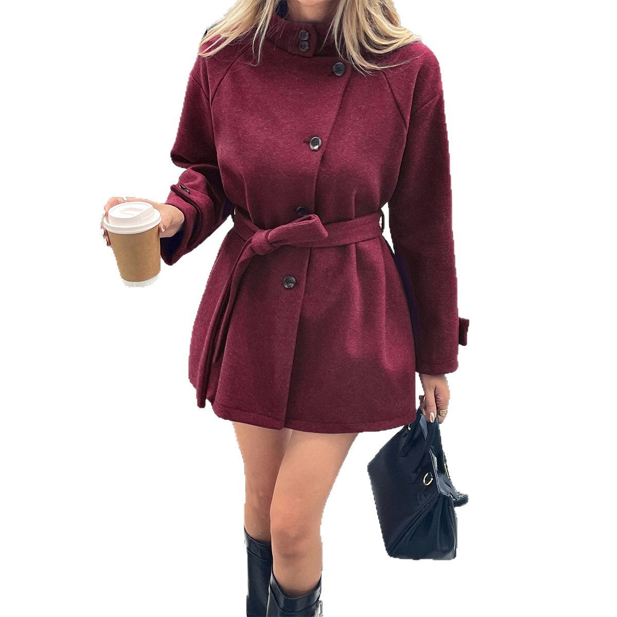 Elegant Soft Long Sleeve Coat