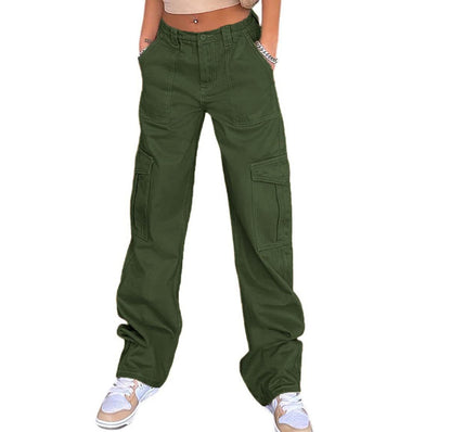 Urban Utility High-Waist Straight Jeans