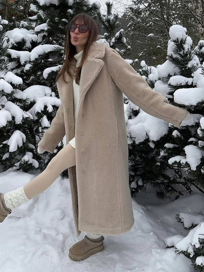 The Madison Oversized Teddy Street Coat
