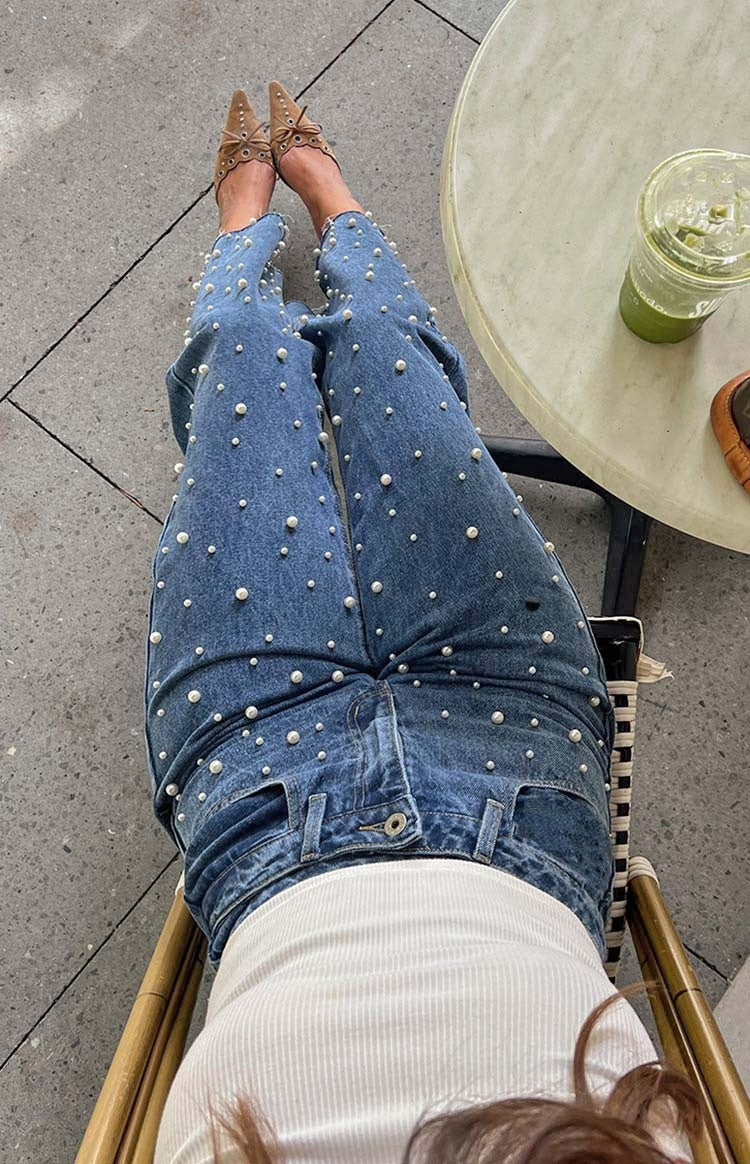 Oblique Bead Street Jeans