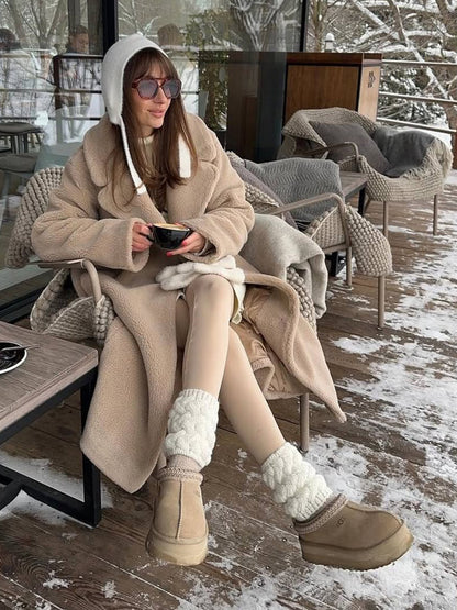 The Madison Oversized Teddy Street Coat