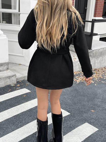Elegant Soft Long Sleeve Coat