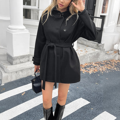 Elegant Soft Long Sleeve Coat